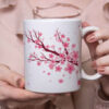 Mug en céramique persan - Calligraphie de poème en farsi