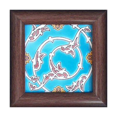 Carreau persan décoratif encadré – Eslimi