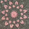 Tapis de sol macramé bohème tissé à la main – Design Jina