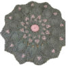 Tapis de sol macramé bohème tissé à la main – Design Jina