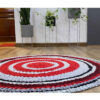 Tapis de sol macramé bohème tissé à la main – Motif Teriko