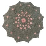 Tapis de sol macramé bohème tissé à la main – Design Jina