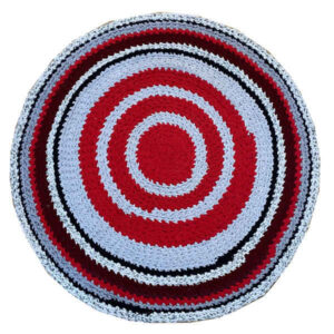 Tapis de sol macramé bohème tissé à la main – Motif Teriko