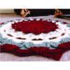 Tapis de sol macramé bohème tissé à la main – Design classique
