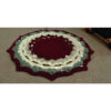 Tapis de sol macramé bohème tissé à la main – Design classique