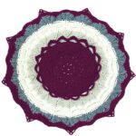 Tapis de sol macramé bohème tissé à la main – Design classique
