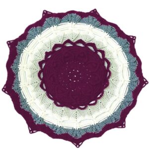 Tapis de sol macramé bohème tissé à la main – Design classique
