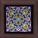 Carreau persan décoratif encadré – Traditionnel