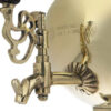 Samovar en laiton persan, théière décorative à charbon 4 litres