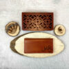 Portefeuille en cuir persan avec design Eshgh