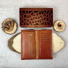 Portefeuille en cuir persan avec design Eshgh
