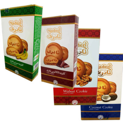 Naderi Koloocheh Biscuits Persans Tamponnés – Saveurs Mélangées, Pack de 26