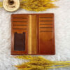 Portefeuille en cuir persan avec design God