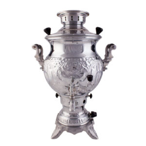 Machine à thé samovar à gaz persan design traditionnel 6 litres