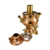 Samovar en cuivre persan, théière décorative à charbon 1 litre