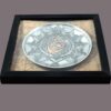 Assiette Décorative Islamique en Cuivre Gravé Muhammad
