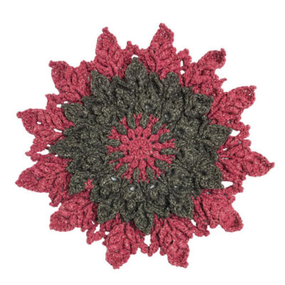 Nappe Crochette Ronde Tricotée à la Main