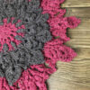 Nappe Crochette Ronde Tricotée à la Main