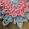 Nappe Crochette Ronde Tricotée à la Main