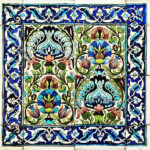 Housse de coussin en velours persan – Design Inspiré (Set de 2)