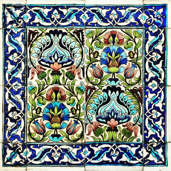 Housse de coussin en velours persan - Design Inspiré (Set de 2)
