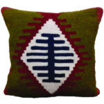 Housse de Coussin Kilim Persan – Design Jajim Tissé à la Main