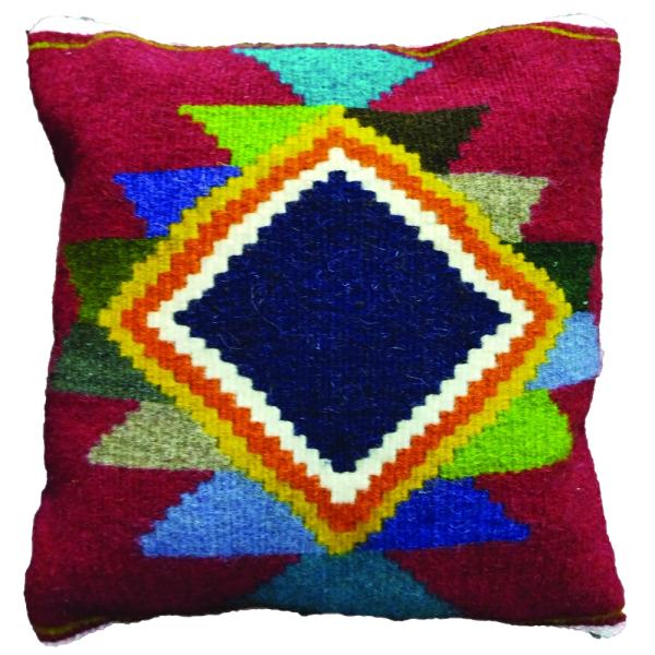 Housse de Coussin Kilim Persan - Bleu Marine Tissé à la Main