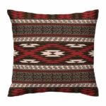 Housse de coussin en velours persan – Design Tradition Imprimée (Set de 2)
