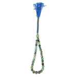 Persian Neyshabur Turquoise Rosary: Prayer 33 Beads Handcrafted Tasbih