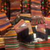 Tapis Jajim persan authentique tissé à plat rayé Kaarmania