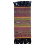 Tapis Jajim persan authentique tissé à plat rayé Tamanna