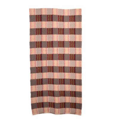 Tapis Jajim persan authentique tissé à plat rayé Vesta