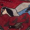Tapis Gabbeh en laine persane tissé à la main avec motifs animaliers Lion