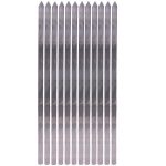 Ensemble de Douze Brochettes en Acier (63 cm) pour Kabab Koobideh, Adana, Kofta et Grillades