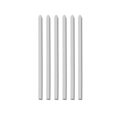 Ensemble de Six Brochettes en Acier (50 cm) pour Kabab Koobideh, Adana, Kofta et Grillades