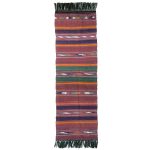 Tapis Jajim persan authentique tissé à plat rayé Mania