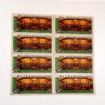 Collection de 4 timbres commémoratifs du Parlement iranien