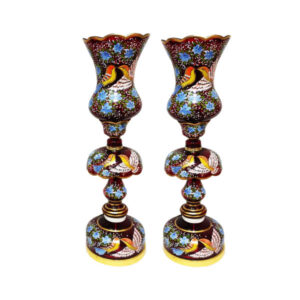 Lampe de cristal persane – forme traditionnelle Laleh bleue