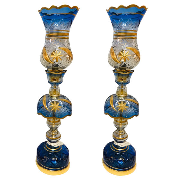 Lampe de cristal persane – forme traditionnelle Laleh Nahal