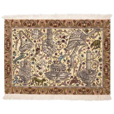 Tapis Persan en Laine Fait Main à Tabriz Modèle Sarasar