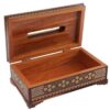 Couvercle de boîte à mouchoirs en bois persan fait main – Khatamkari Golha