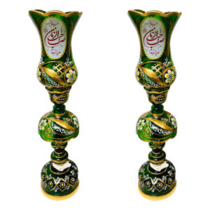 Lampe de cristal persane – forme traditionnelle Laleh avec motif islamique