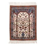 Tapis Persan Mélange de Soie et Laine Fait Main à Tabriz Modèle Sahand