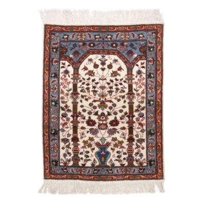 Tapis Persan Mélange de Soie et Laine Fait Main à Tabriz Modèle Sahand