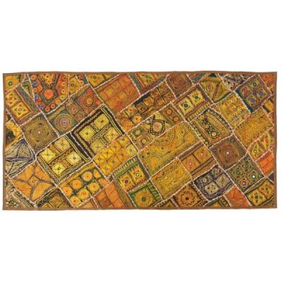 Nappe Brodée en Patchwork Modèle Lindya