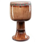 Tambour Tombak Persan – Modèle Jozdani Marron 16