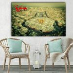 Islamic Wood Print Art – Karbala Imam Hussein Wall Art