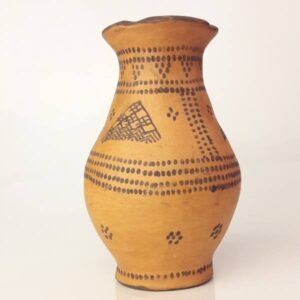 Vase en poterie décoratif persan fait main avec Kalporagan