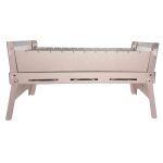 Gril à Charbon de Bois Portable Barbecue de Table – Acier Inoxydable