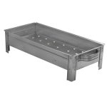 Gril à Charbon de Bois Portable Barbecue de Table – Acier Inoxydable